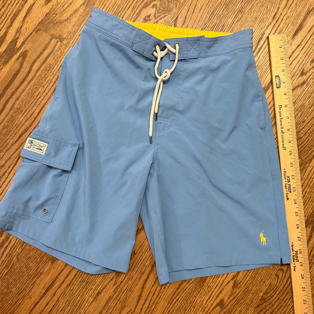Polo by Ralph Lauren Men's Light Blue Swim Shorts